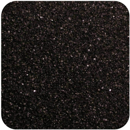 Sandtastik black coarse sand 25 pound bulk box front view.