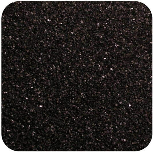 Sandtastik black coarse sand 25 pound bulk box front view.