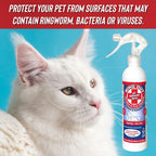 Authentic imported pet fungal control spray for multi-animal application.