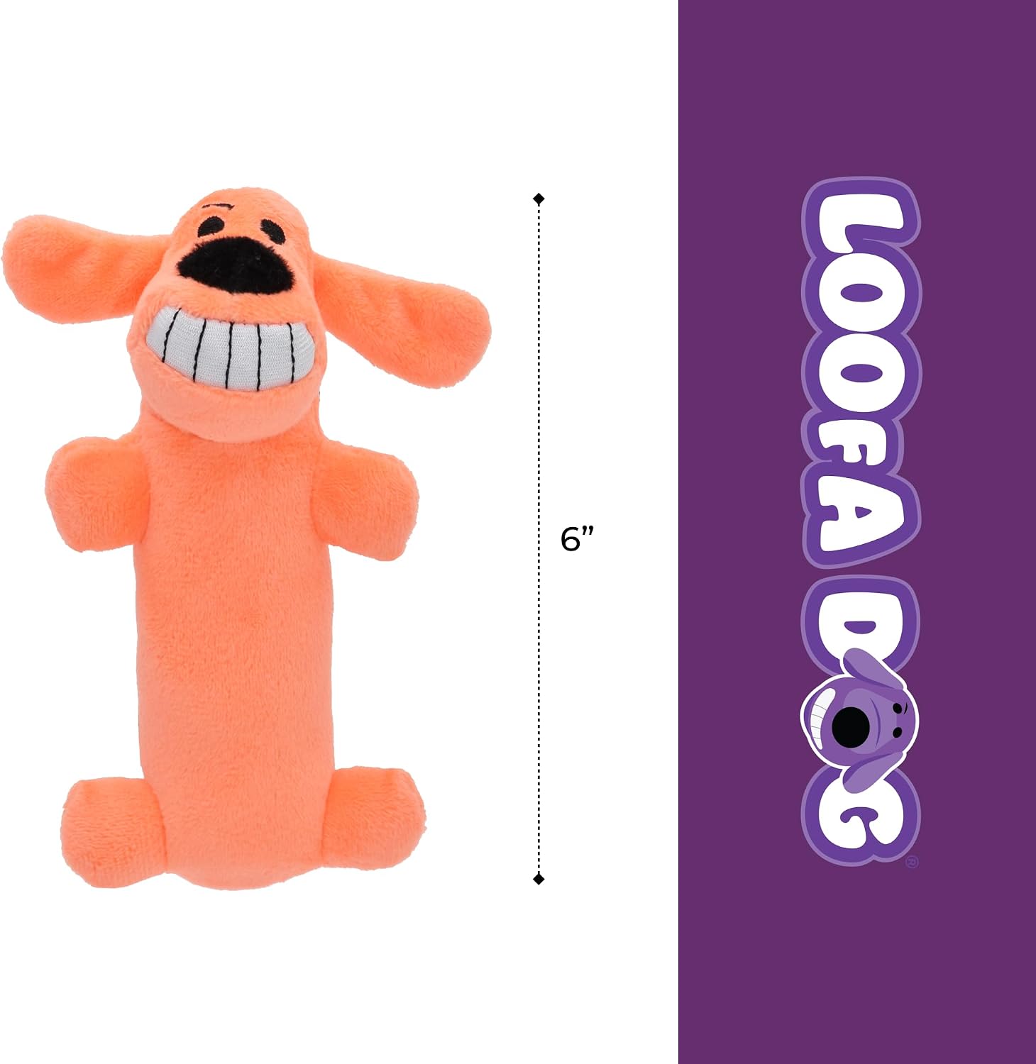 Multipet puppy toy six inch lightweight plush for indoor fetch