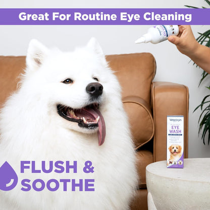 Safe antimicrobial eye drop solution for pets