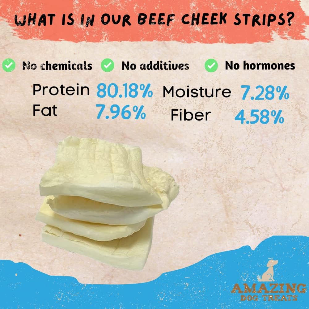 High protein and collagen rich natural dog treats without chemical dyes or preservatives