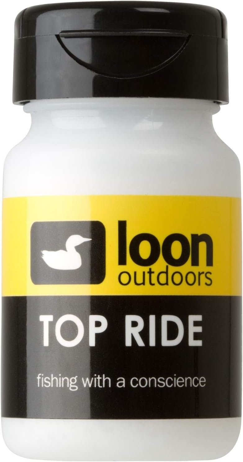 Loon Outdoors Top Ride Dun dry fly floatant container front view