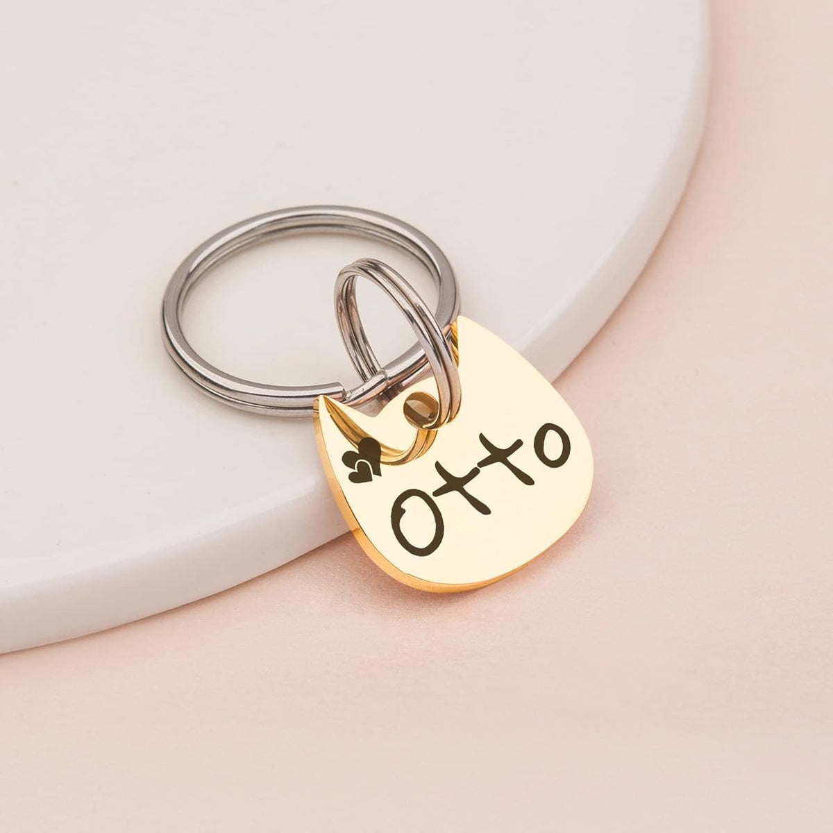 Anavia imported high quality personalized animal collar tag showcasing deep crisp engraving