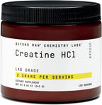 Beyond Raw creatine hydrochloride powder jar front view container