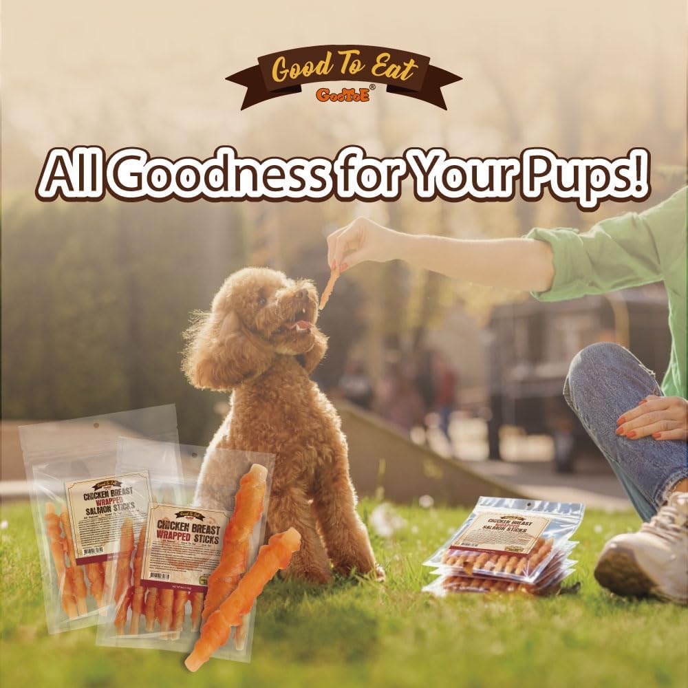 Gootoe high protein dog chews for coat health and muscle maintenance