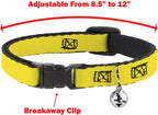 Buckle-Down medium pet collar showing safety breakaway buckle clip