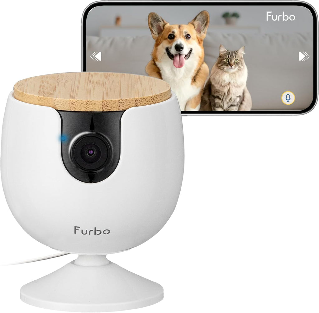 Furbo Mini 360 degrees 2K QHD Pet Camera: Basic See, Talk & Toss Features, No AI Alerts, No Subscription Required, Dog & Cat Rotating Treat Dispenser w/Phone App, Smart Indoor Cam, 2-Way Audio & Night Vision - Image 12