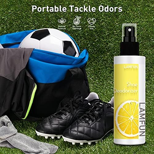Effective shoe smell remover for work boots and sports gear.