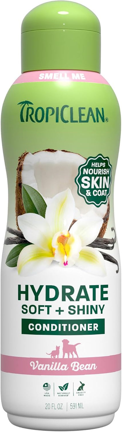 TropiClean Deshedding Dog Conditioner, Reduces Shedding & Softens Coat, Puppy Safe, Made in the USA, Lime & Cocoa Butter Scent, 20oz. - Image 10