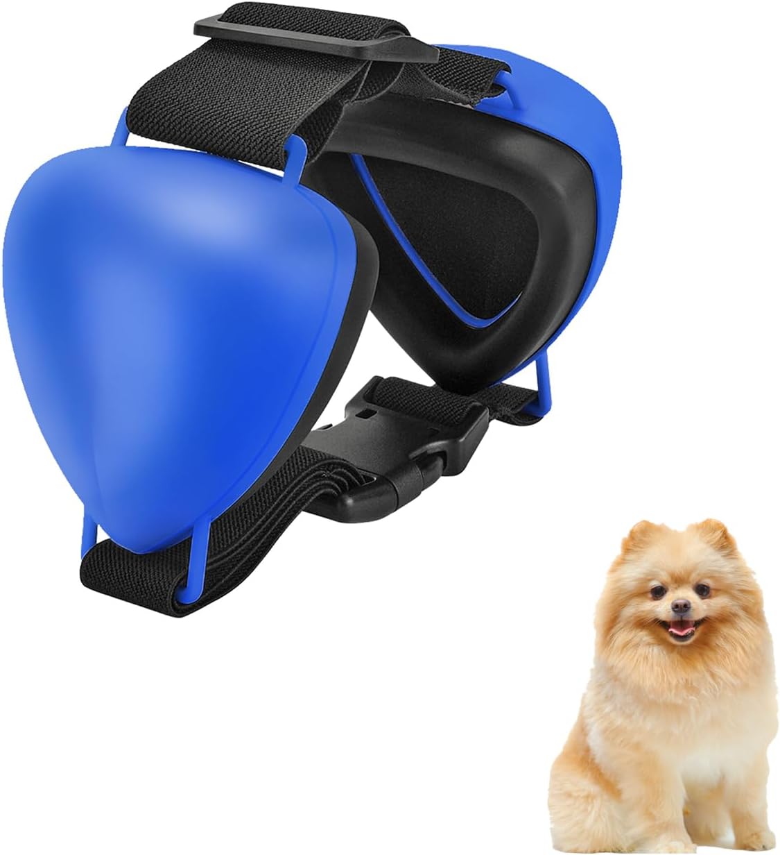 ZOHAN Dog Ear Muffs for Noise Protection, Comfort Dog Noise Cancelling Ear Muffs with Fast Snap Lock for Fireworks, Thunder, Vacuums(Pink,S) - Image 14