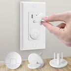PRObebi baby proofing outlet covers white 38 pack front view