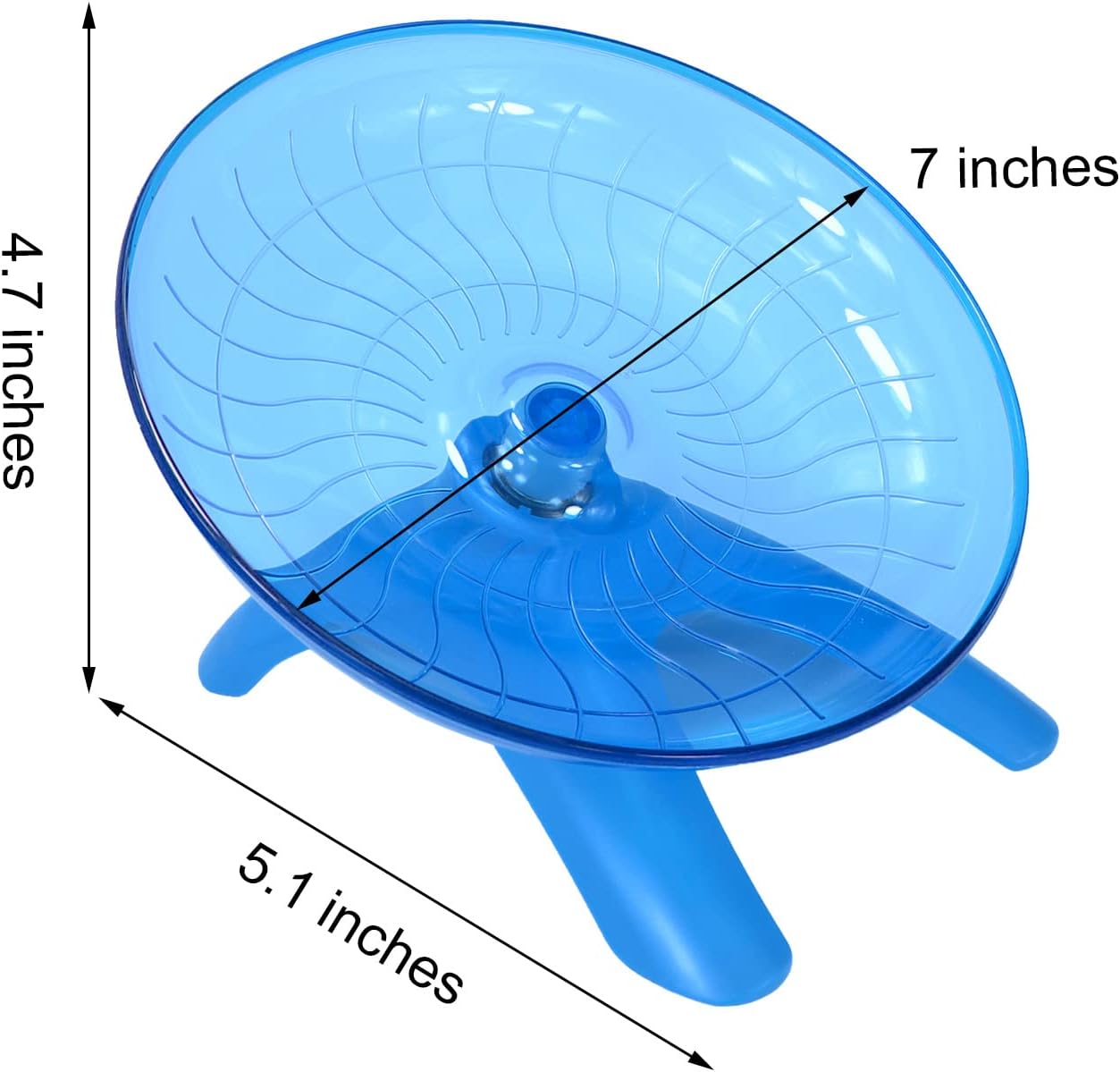 Wontee Hamster Water Bottle Water Dispenser Hamster Silent Exercise Running Wheel for Dwarf Hamsters Gerbil Mice (Blue, 125ML) - Image 8