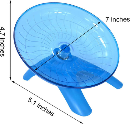 Wontee Hamster Water Bottle Water Dispenser Hamster Silent Exercise Running Wheel for Dwarf Hamsters Gerbil Mice (Blue, 125ML) - Image 8