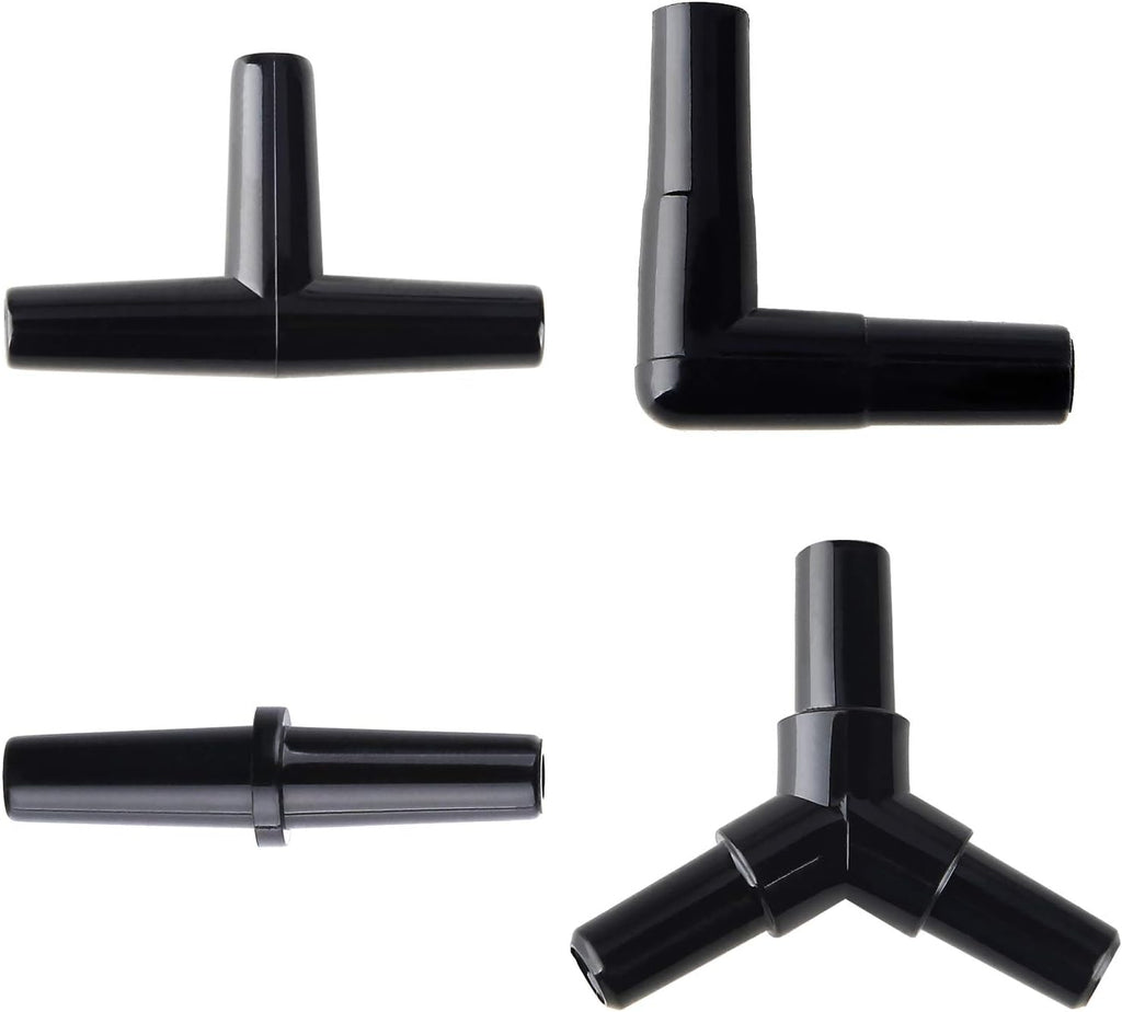 Pawfly Aquarium Airline Tubing Connectors Plastic Inline Valve, Fish Tank Air Pump Connector, 40-Piece - Image 11
