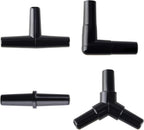 Pawfly Aquarium Airline Tubing Connectors Plastic Inline Valve, Fish Tank Air Pump Connector, 40-Piece - Image 11