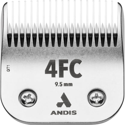 Andis UltraEdge Detachable Blade Size 4FC front view professional dog grooming clipper attachment.