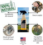 Complete packaging of the authentic imported Pure Sole severe horse thrush treatment dual action kit.