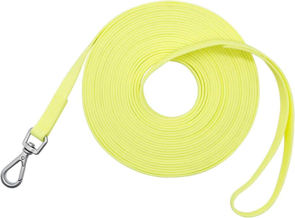 Waterproof Dog Training Leash 50FT 30FT 15FT 10FT 5FT Heavy Duty Recall Long Lead for Large Medium Small Dogs (30FT, Orange) - Image 10