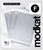 Heavy duty tarpaulin material close up view of Modkat liner