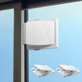 Zrfcxe sliding door lock 2 pack front view for child safety