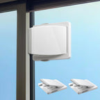 Zrfcxe sliding door lock 2 pack front view for child safety