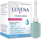 Luvena Daily Personal Feminine Rinse 2 pack front view for gentle intimate cleansing.