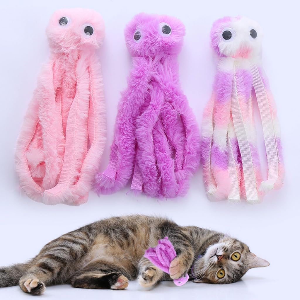 Plush Toys for Cats to Chew On, Catnip for Kittens' Self-Entertainment, Interactive Fun for Cats During Teething, Pet Supplies - Image 9