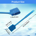 Novique aquarium scrubber close-up on the five-sided nylon fiber cotton brush head.