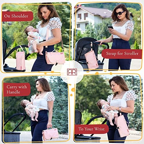 Royal Rusu diaper changing kit attached to stroller