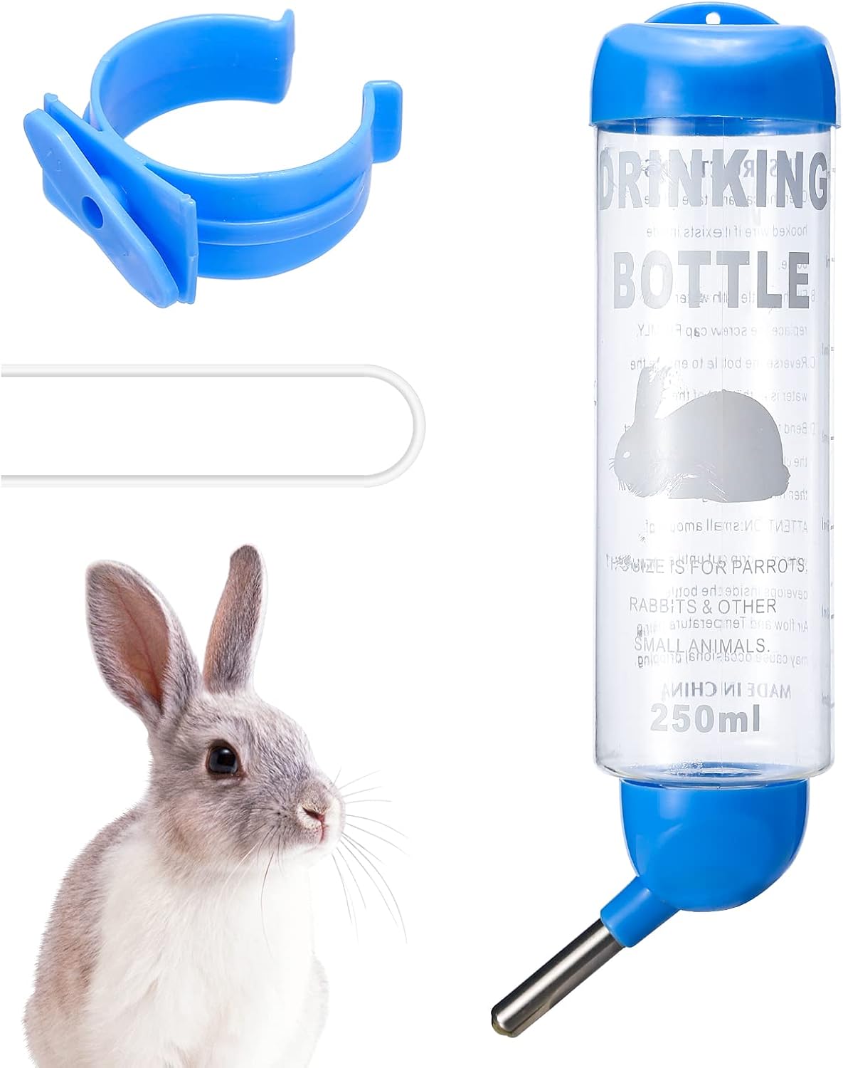 PStarD Moon Small Animals Water Bottle - Bunny, Hamster, Guinea Pig, Rabbit, Chinchilla, Gerbil, Groundhog, Squirrel (2.7 oz) - Image 9