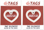 GoTags Dog Tag Silencers, Glow in the Dark Silencer to Quiet Noisy Pet Tags - Image 11
