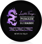 Billy Jealousy Lunatic Fringe water based pomade front view of jar