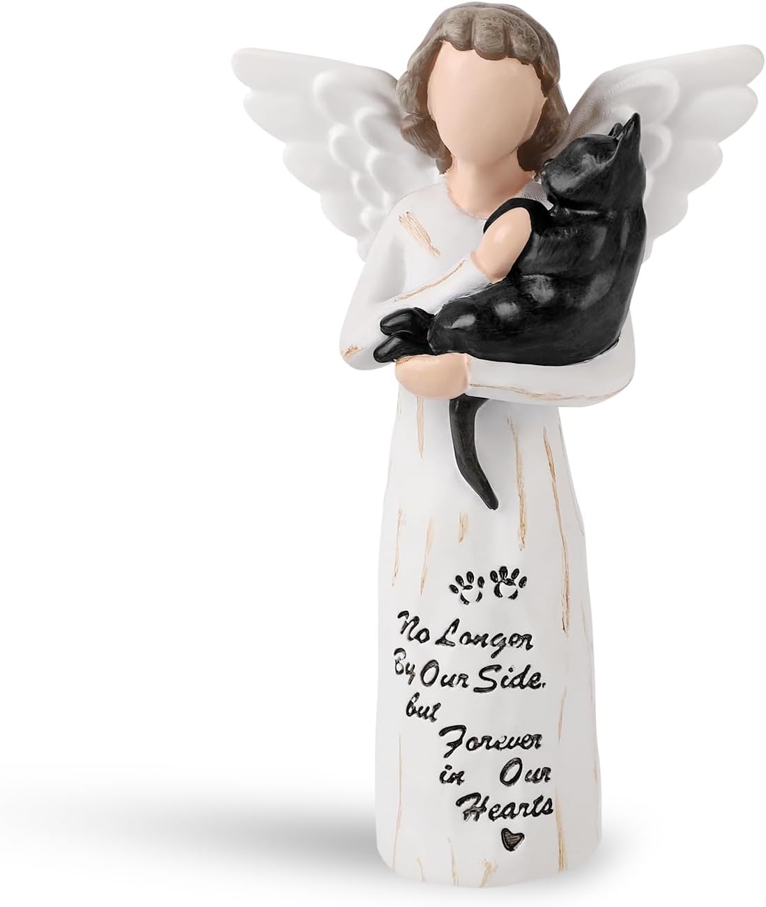 Cat Memorial Angel Figurine Statue for Cat Lovers in Memory of Their Beloved Cat (Black Cat) - Image 11