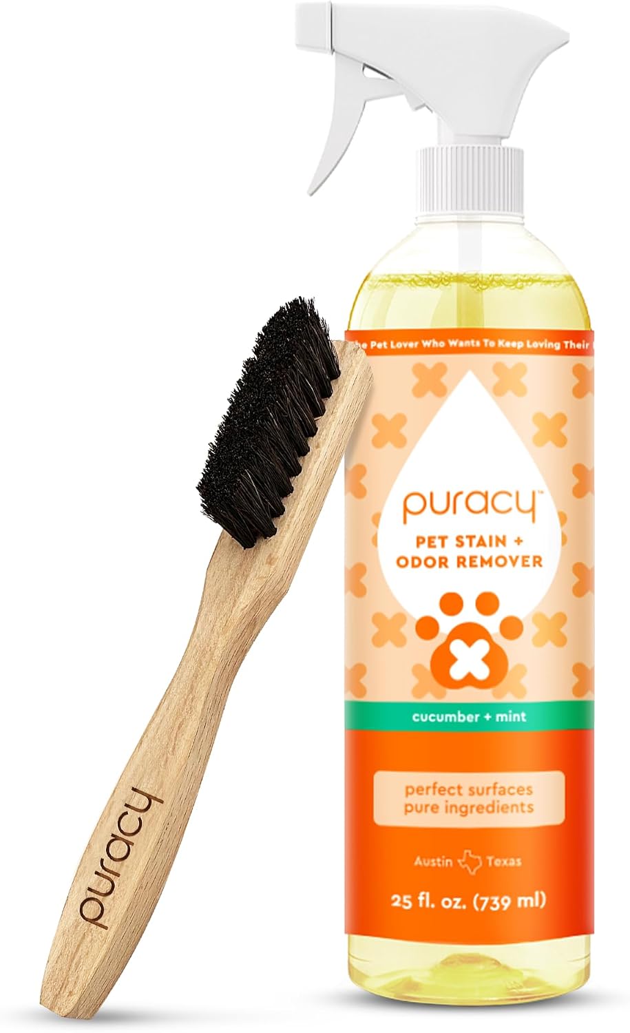 Safe for pets Puracy stain and odor spray
