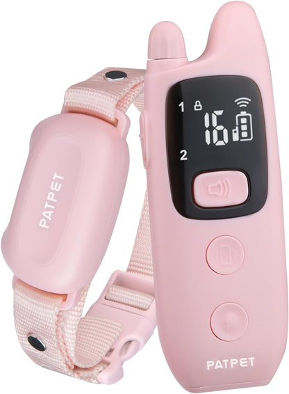 Patpet dog shock collar with remote front view