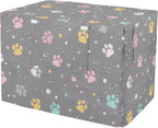 Dog Crate Cover Kennel Cover for Dog Cages Breathable for Wire Cage Indoor Outdoor Primrose Pink Heart Flowers - Image 15