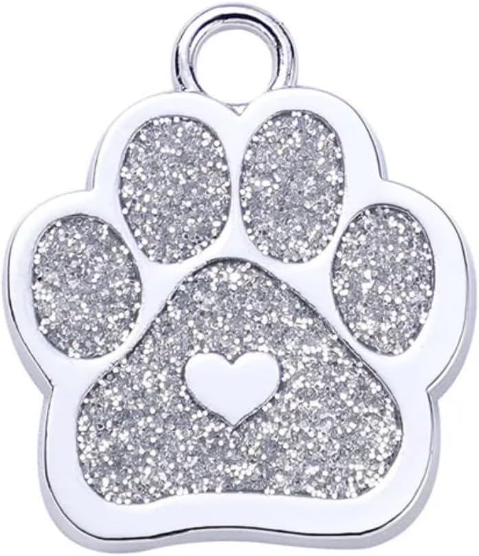 Personalized Dog/Cat Cute Paw Pet ID Tag with Unique Laser Engraving Name and Phone Number for Pet Collar or Key Chain (Pink) - Image 13