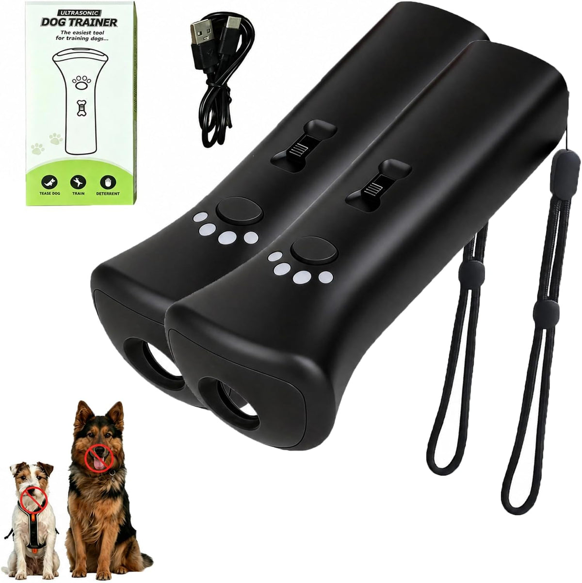 Trainer Ultrasonic for Dogs, Anti Barking Device for Dogs, 32 Ft Range Barks No More, Dog Training Device Safe & Rechargeable for Indoor &Outdoor (1PC) - Image 9