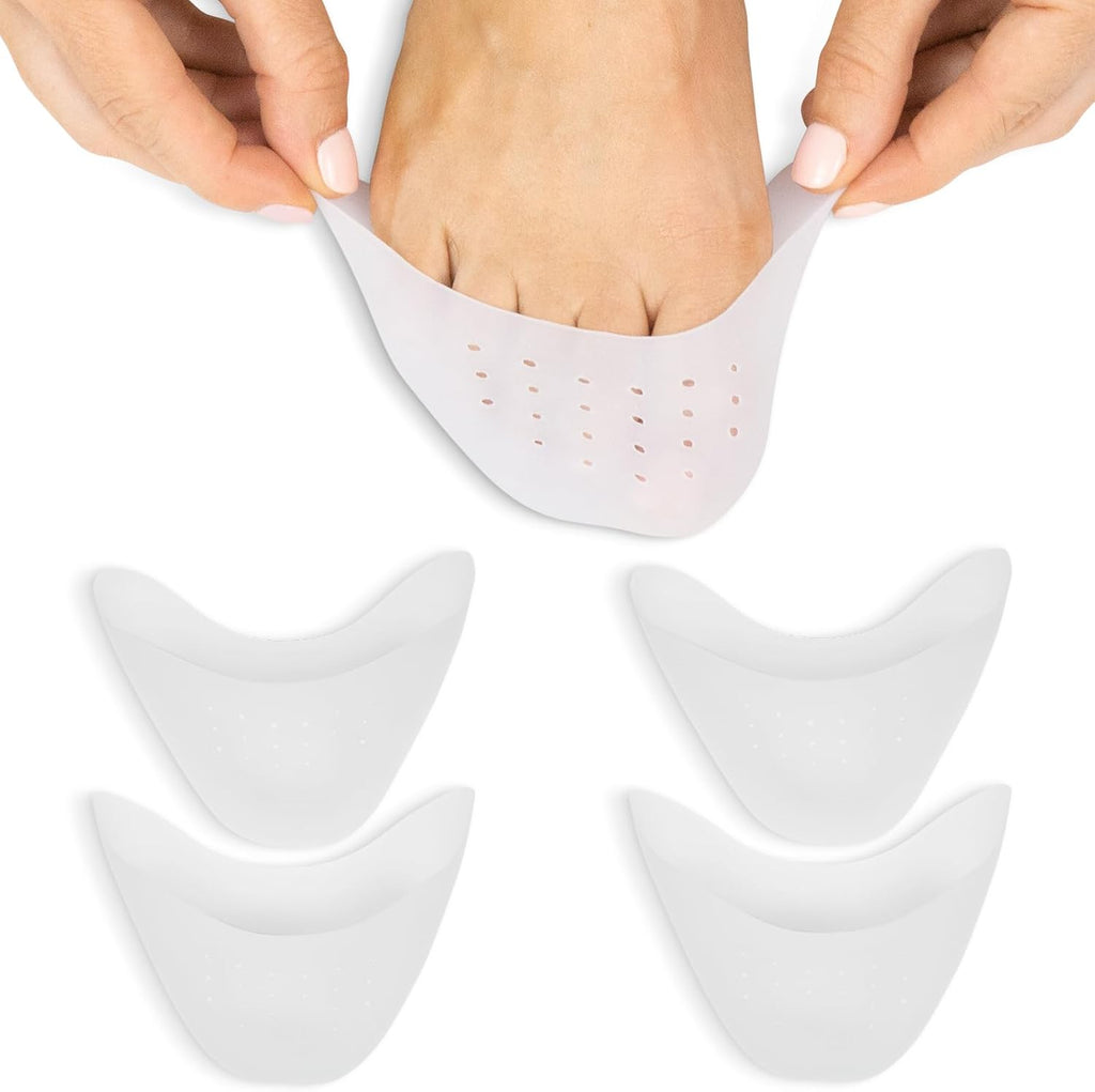 ViveSole Toe Protectors 4 piece set front view for foot pain relief.
