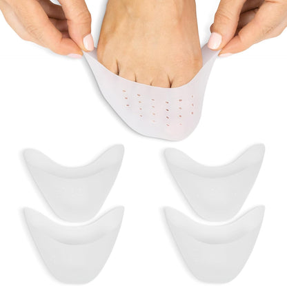 ViveSole Toe Protectors 4 piece set front view for foot pain relief.
