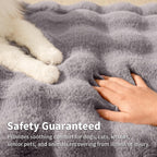 Close up of faux fur texture on Somahe pet mat