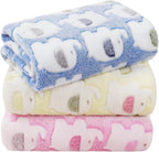 LINENLUX 1 Pack 3 Blankets Super Soft Fluffy Premium Fleece Dog Blankets for Puppy Cat Pet Blanket Flannel Throw Warm Sleep Dog Paw-3pcs 23x16 inch - Image 10