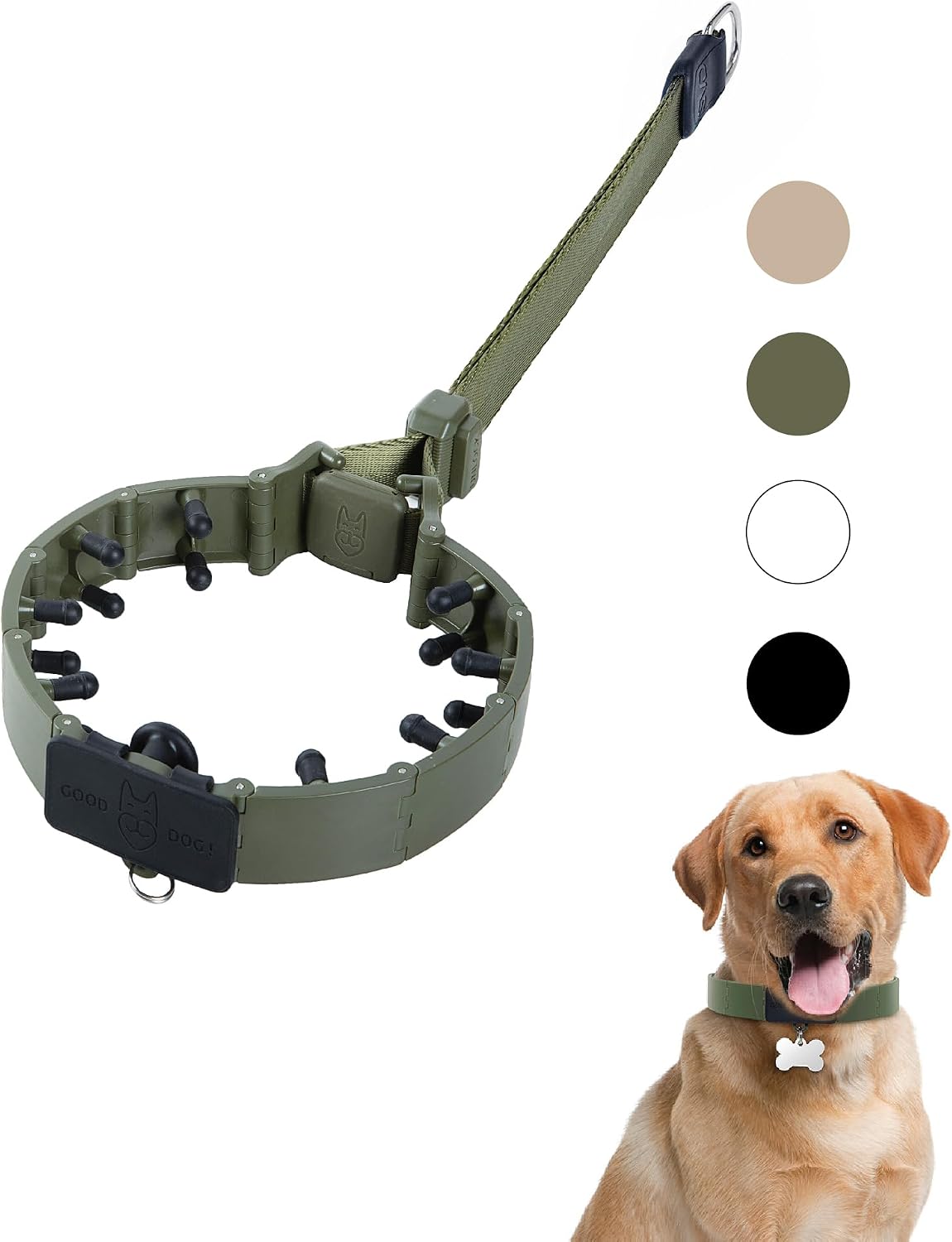 SVD.PET Dog Prong Collar for No-Pull Training, Quick-Release Buckle Adjustable Pinch Collar for Small Dogs (Black, Small Size, Suitable Neck Girth 7"-10") - Image 10