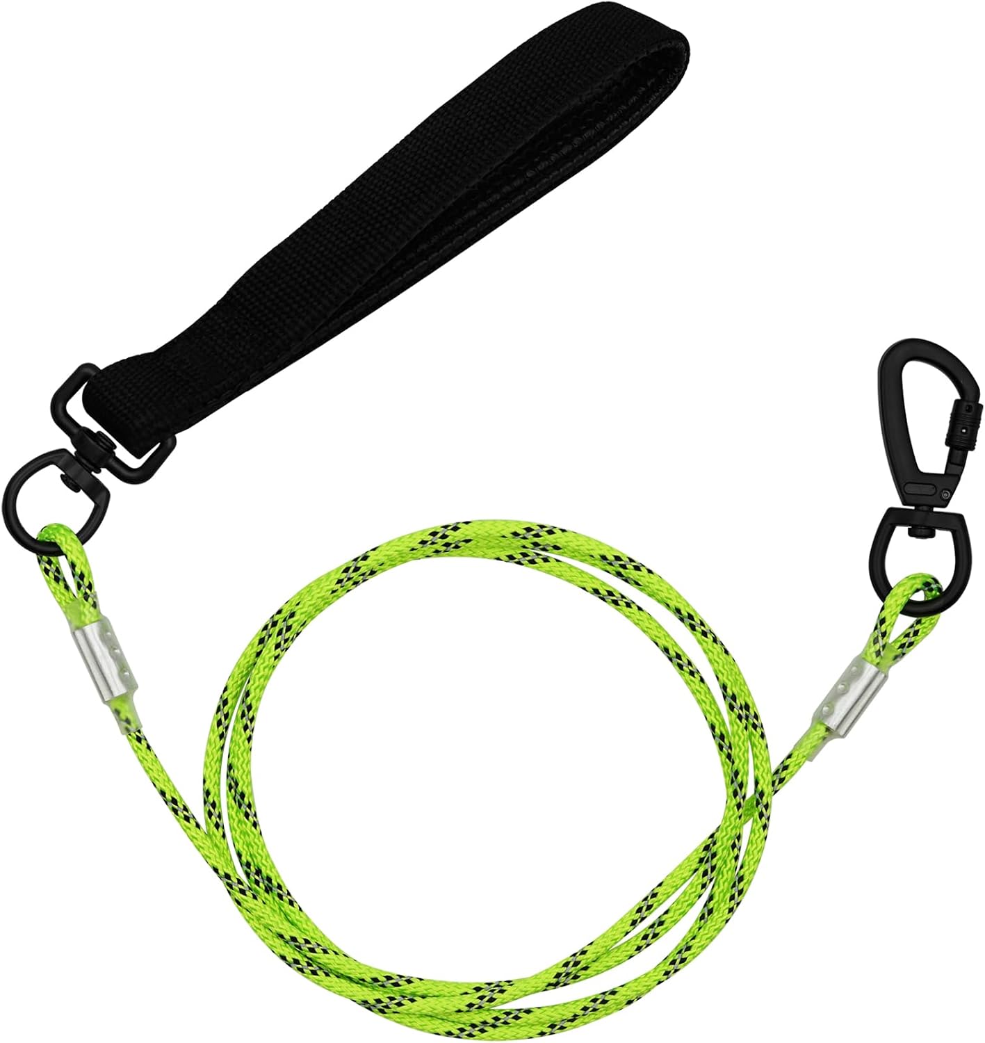 4/5/6 FT Chew Proof Dog Leashes with Comfortable Handle, Steel Cable Lead for Control Large or Medium Dogs Walk and Train, Heavy Duty with Rotate Clasp and Double Buckle (6FT,Pink) - Image 10