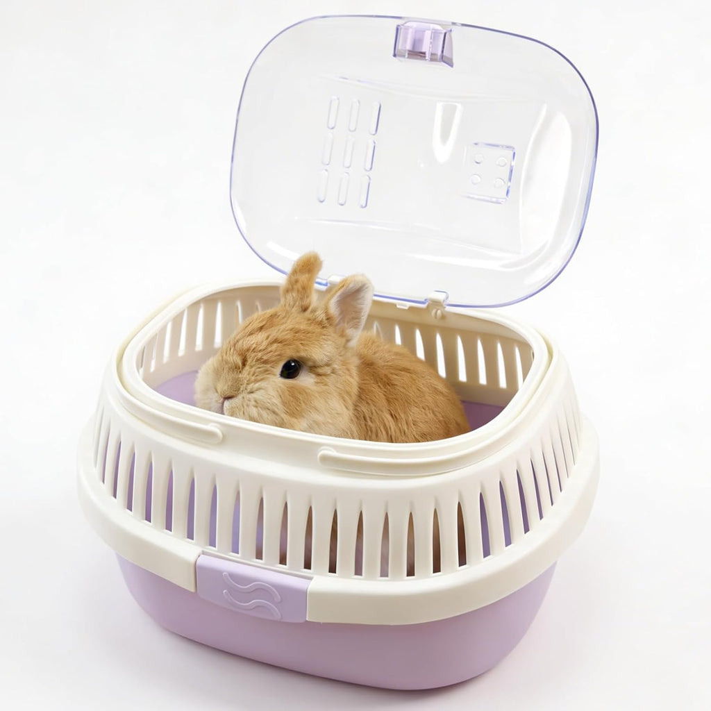 Hamster Carrier Guinea Pig Carrier 13 X 11 X 8 In Portable Hamster Travel Cage with Ventilation Holes Outdoor Small Animal Carrier for Rat Gerbils Rabbit Hedgehog Squirrel Mouse Sugar Glider - Image 8