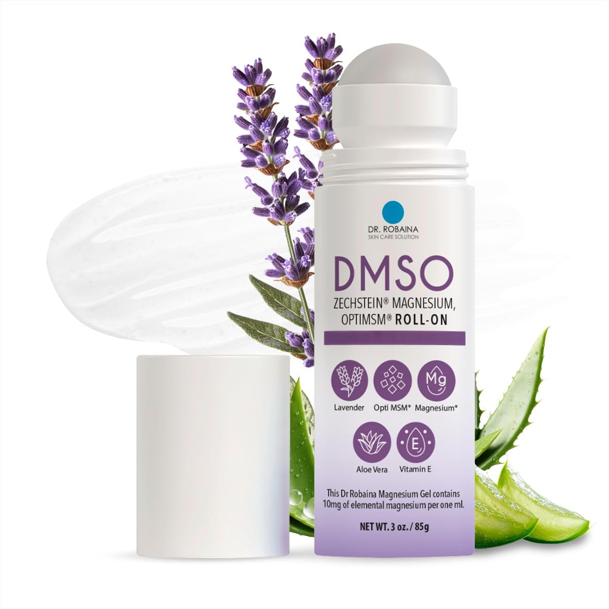 Dr. Robaina DMSO Lavender Roll-On 3 Fluid Ounce front view