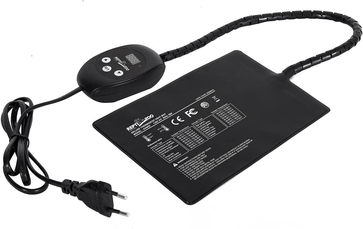 Side view of the heating pad showing 3M adhesive backing