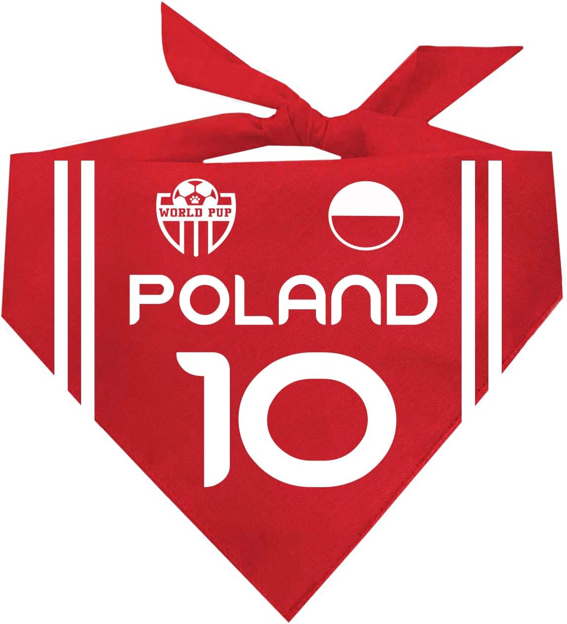 Country Style Soccer Jersey Dog Bandana | Country & Flag| Soccer Jersey Style |100% Cotton Adjustable Triangle || 1840 (Mexico, One Size) - Image 12