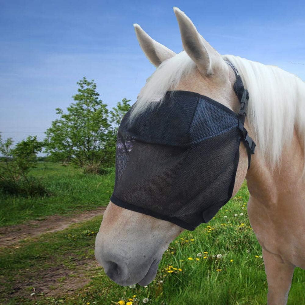 EquiVizor 95% UV Eye Protection Full Standard Horse Fly Mask front view